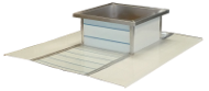 Aluminiumaufsatzkranz Baureihe: Standart / Dachsockel