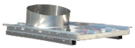 AluminiumAufsatzkranz Baureihe: ISO / Rohrdurchlass